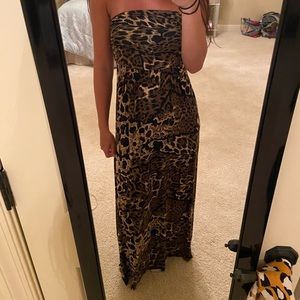 strapless Maxi Dress